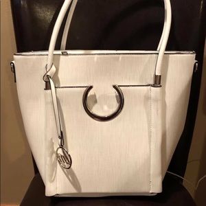White purse